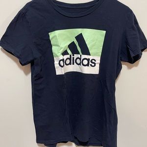 Blue mens large addidas t-shirt